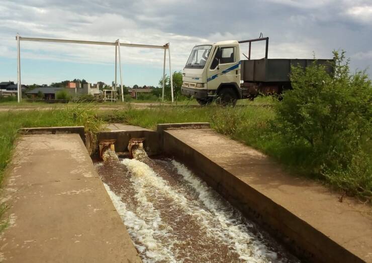 Cuadrillas municipales trabajan en la ciudad tras las intensas lluvias